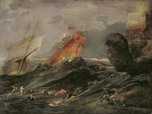 ロッキーショアの難破船、1645-50年頃